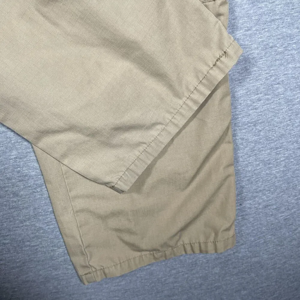 5.11 Tactical Cargo Pants Mens 40x36 (36x33) Beige Canvas Workwear Utility